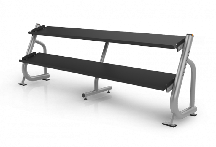 Picture of Magnum Series 2-tier Flat-tray Dumbbell Rack MG-A696