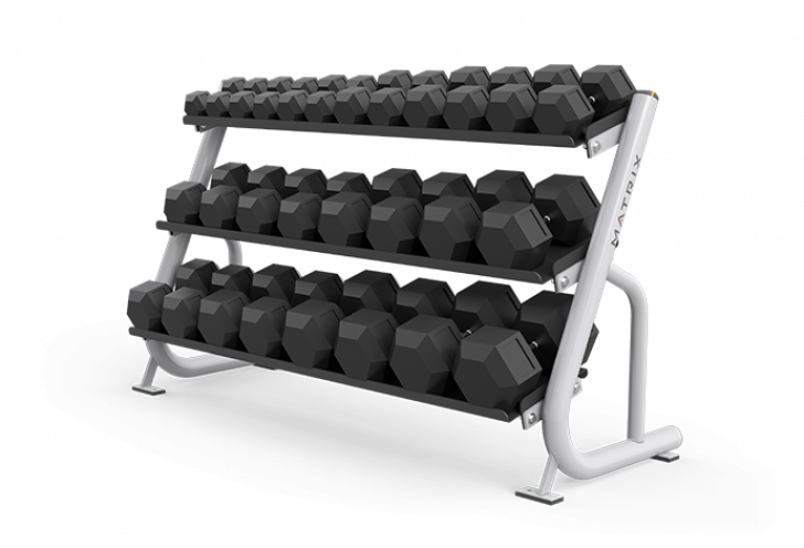 Picture of 3-tier Flat-tray Dumbbell Rack MG-A689